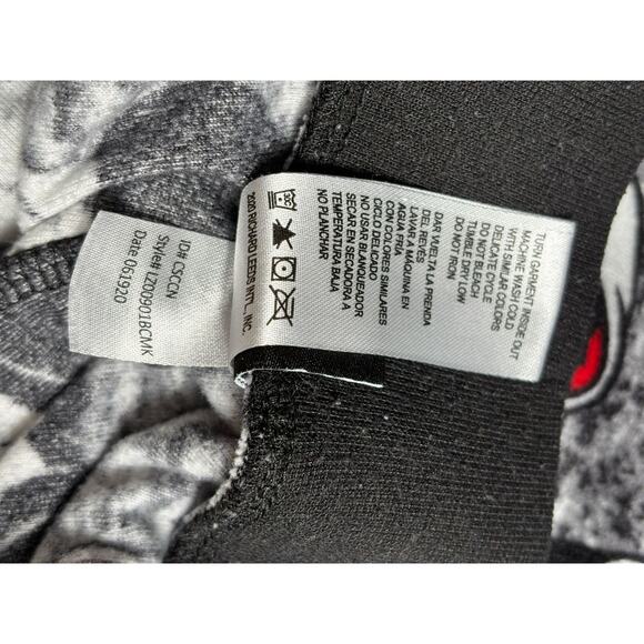 Disney Mickey Mouse Sleepwear Pants Womens Size 2X Black Gray Drawstring Comfy - Picture 4 of 8